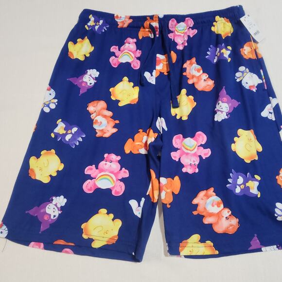Hello kitty and Care Bears pajama shorts size large men's - Picture 3 of 5